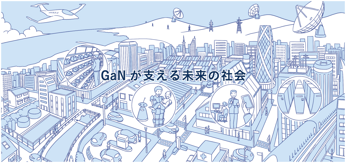 GaNが支える未来の社会